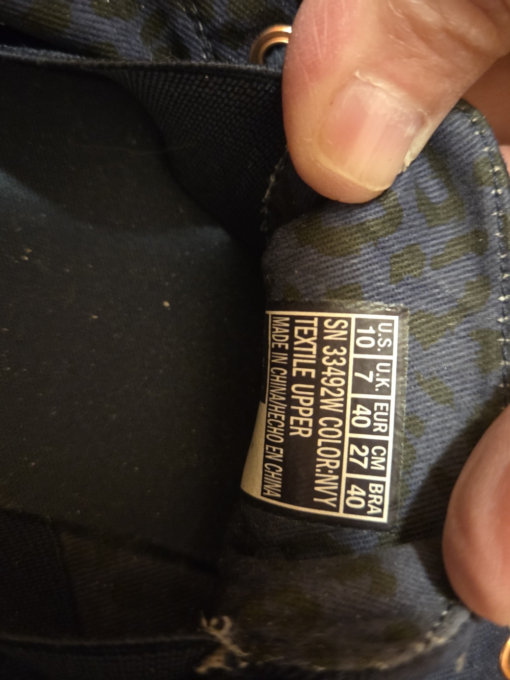 Skechers BOBS Navy and Rose Gold Memory Foam Slip-On Sneakers - Picture 5 of 5